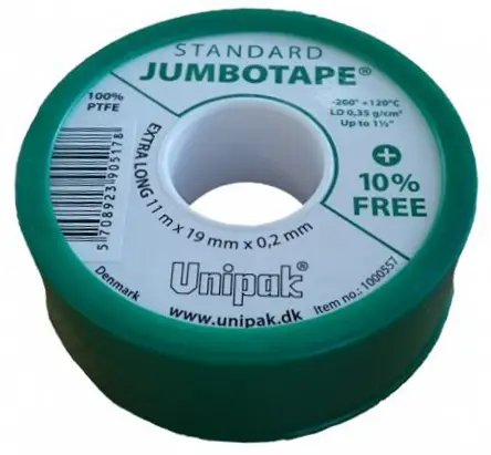 ФУМ-лента Unipak JUMBOTAPE 11м*19мм*0,2мм (1000557)