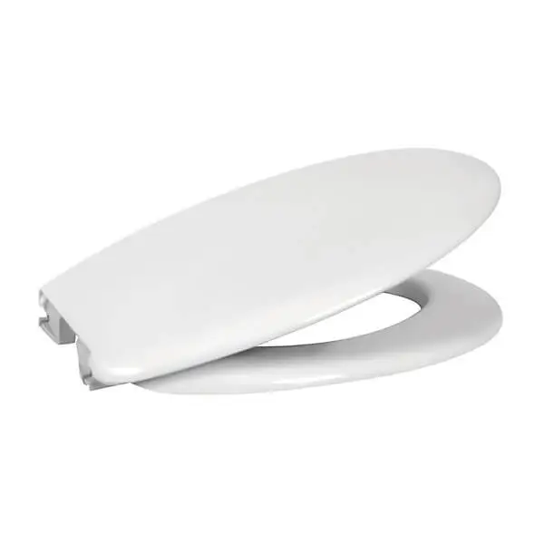 Крышка-сиденье для унитаза Haro Бермуда  пластиковое крепление, белое (526304)