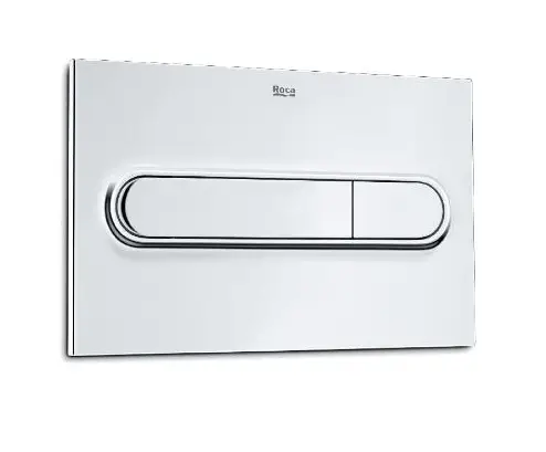 Кнопка смыва Roca DUPLO IN-WALL двойная, хром глянец