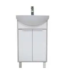 Тумба под раковину AQUATON РИКО 50 напольная, Белый Ясень/Фабрик (1A212401RIB90)