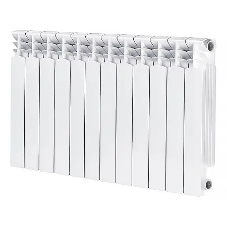 Радиатор биметаллический AZARIO BM500/100 12 секций, белый (BM500/100/12)