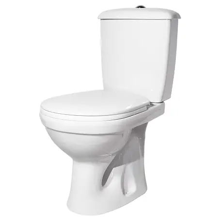 Унитаз-компакт Суперкомпакт Стандарт вертикальный выпуск, с сиденьем, белый (47301110322)