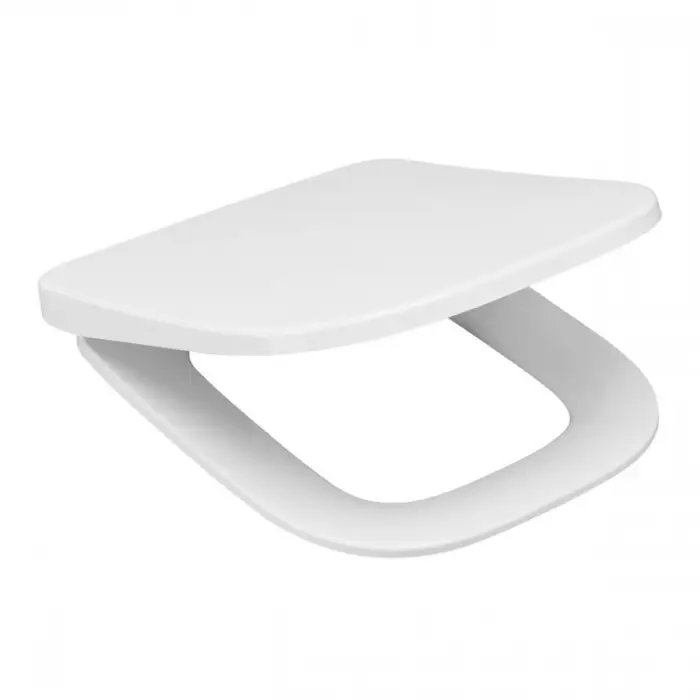 Сиденье с крышкой Roca THE GAP для унитаза тонкое с механизмом "мягкое закрывание", белый (Z.RU93.0.768.2)