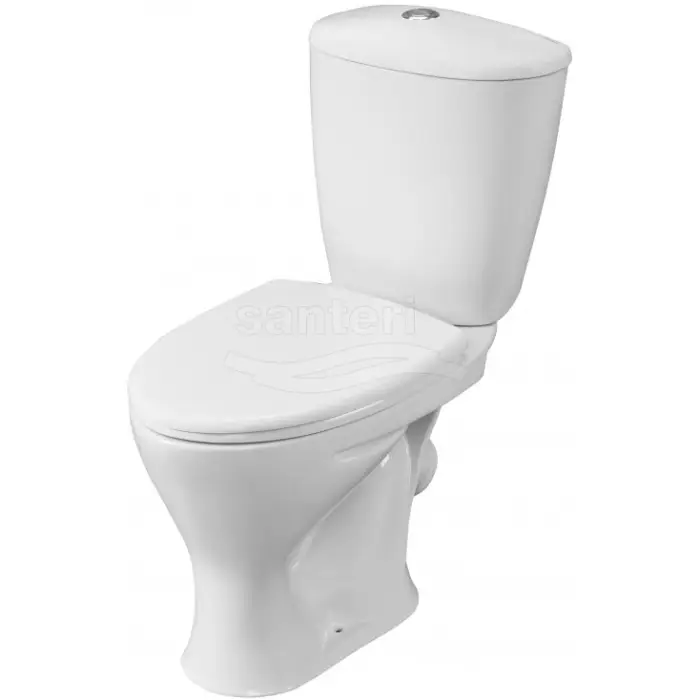 Унитаз-компакт Santeri Versia напольный, с сиденьем (1.P403.3.S00.00B.F)