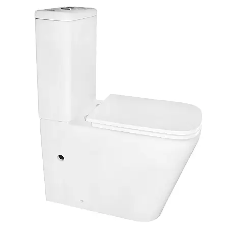 Унитаз-компакт Azario Этэрео 640х370х810 напольный, безободковый, система смыва "Скрытое Торнадо", с быстросъемным сиденьем микролифт (AZ-8203)