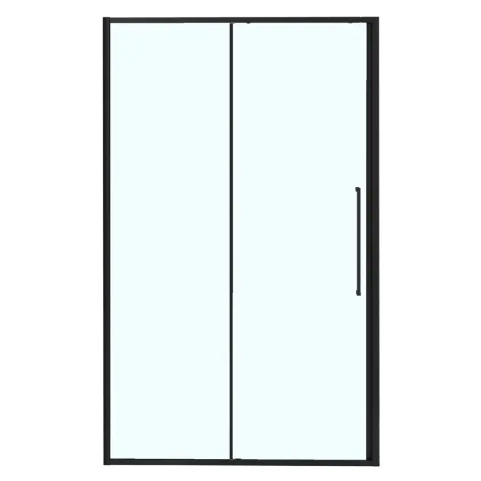Душевая дверь Azario Шанхай 1500х1950 раздвижная, прозрачное стекло 6 мм, профиль черный матовый (AZ-Y43-150-MB-CL)