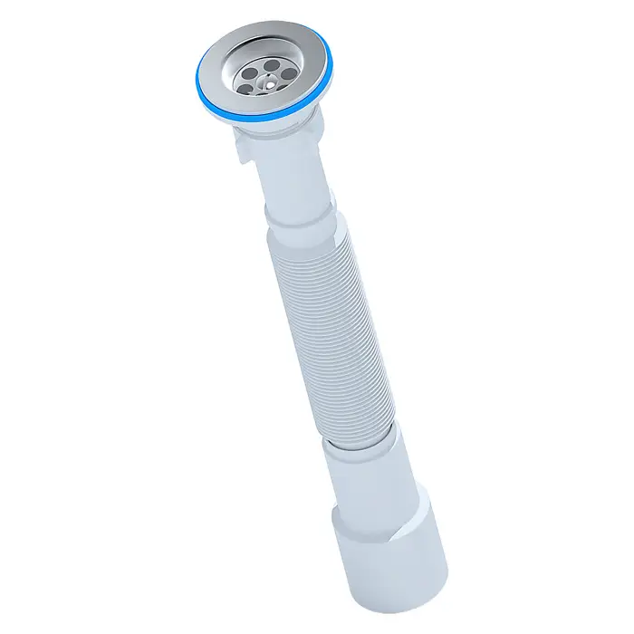 Сифон гофрированный Ани Пласт 1 1/4"*40/ 50 (391-801мм) (G206)