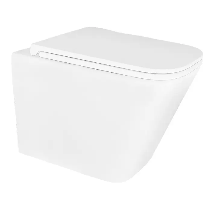 Унитаз подвесной Azario Teramo 490х340х350 безободковый, с быстросъемным сиденьем микролифт (AZ-0052)