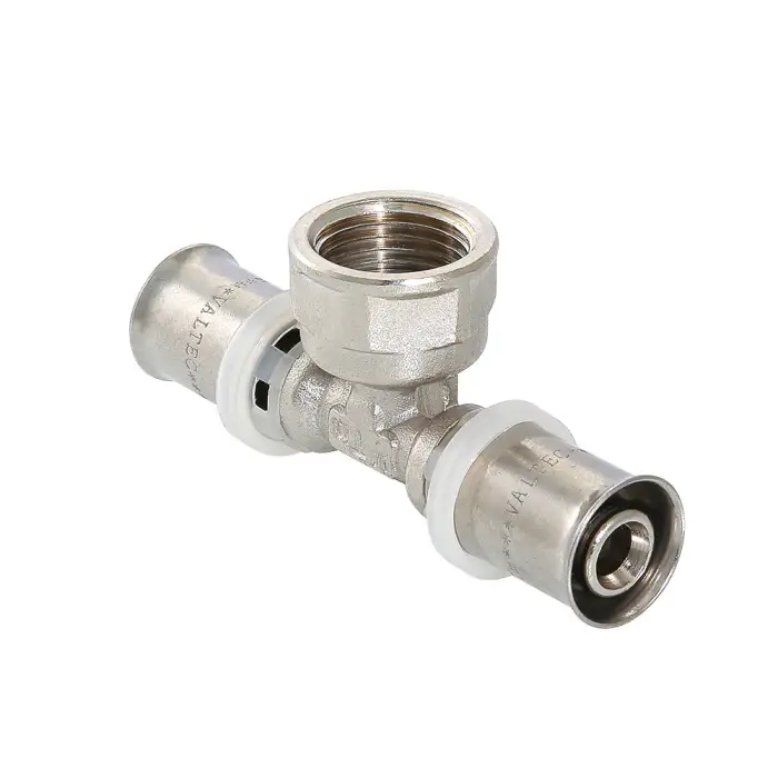 Тройник пресс Valtec с переходом на вн. р. 16х1/2"х16 (VTm.232.N.160416)