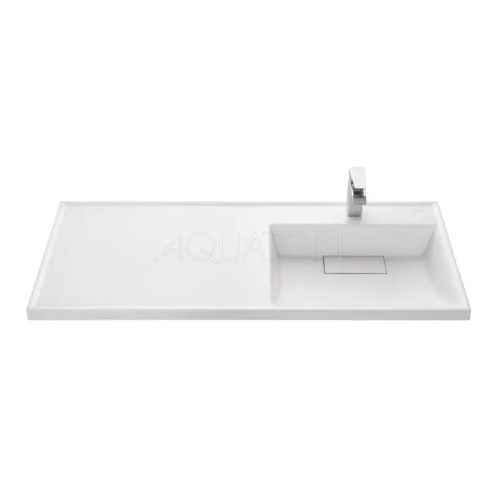 Раковина AQUATON Лондри 1200  белая, правая (1A72243KLH010)