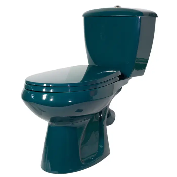 Унитаз-компакт Элисса Стандарт, с сиденьем, зеленый (43325110202)