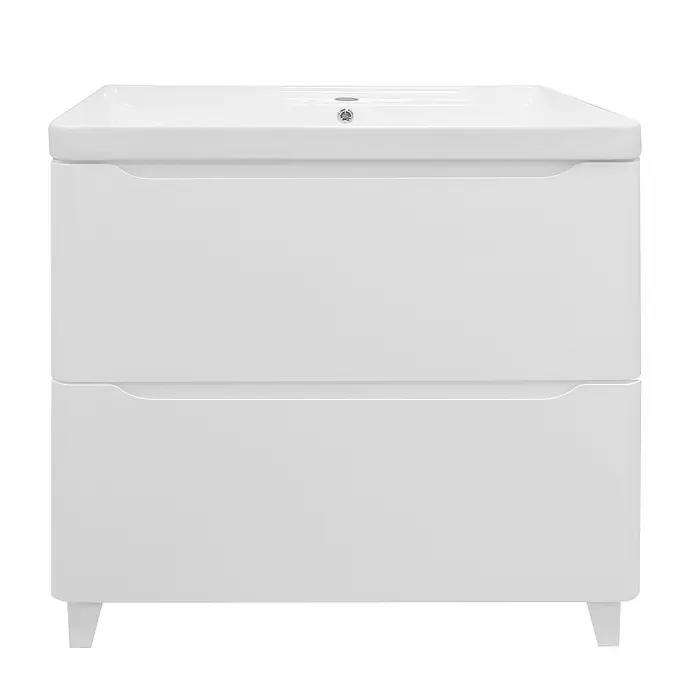 Комплект Тумба Azario LOTOS 80/2 Н 820х475х835 напольная с раковиной Monte 80 (CS00081987)