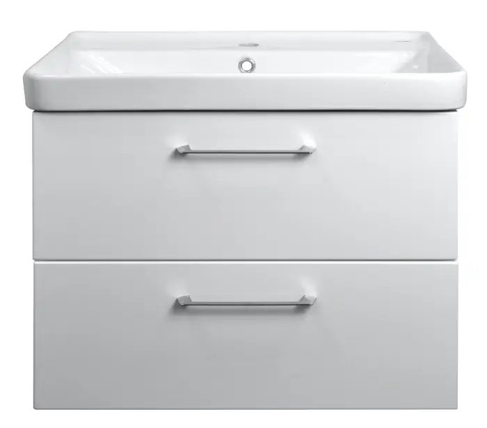 Комплект Azario тумба Ника 80 800х475х560 подвесная с раковиной Monte tx 80, белый глянцевый (CS00080145)