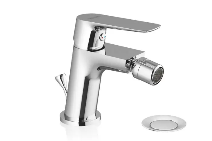 Смеситель для биде Ravak CL 055.00 с донным клапаном, керамический картридж, хром (X070082)