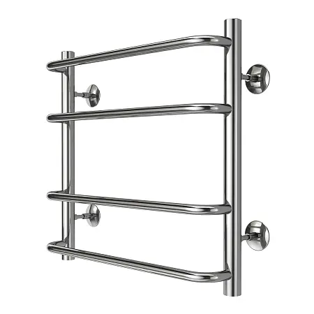 Полотенцесушитель водяной AZARIO FERRARA 500/500 4 секций, нижнее/диагональное подключение, 1/2", хром (AZ09155)