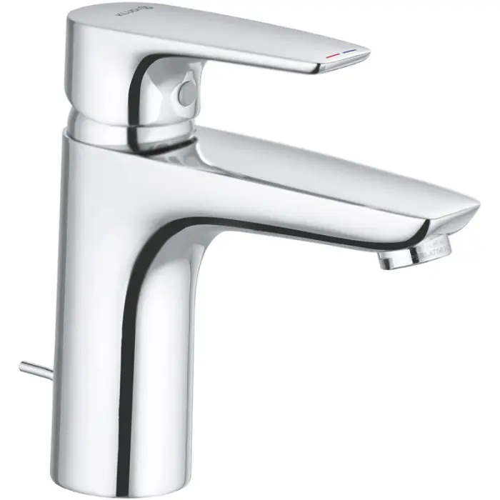 Смеситель для раковины KLUDI PURE&SOLID 100 однорычажный, c донным клапаном, хром (342900575)