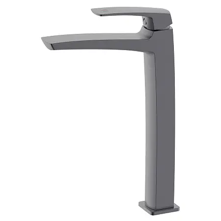 Смеситель для раковины-чаши Azario Conda высокий, керамический картридж, графит (AZ-K9011GR)