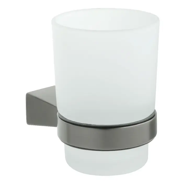 Подстаканник одинарный Fixsen Trend GRAPHITE стекло, графит (FX-98006)