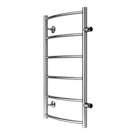 Полотенцесушитель водяной AZARIO VERONA 400/800 6 секций, боковое подключение, 1", хром (AZ04548)