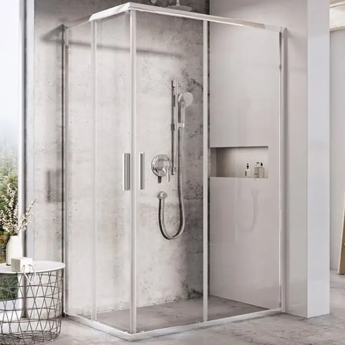 Душевая дверь Ravak Blix Slim BLSRV2K-120 профиль Хром стекло Transparent (X1XMG0C00Z1)