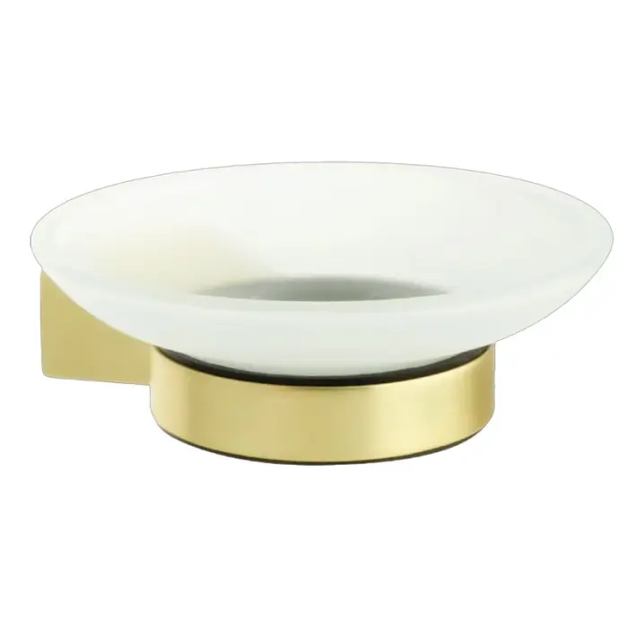 Мыльница Fixsen TREND GOLD стекло, золото матовое (FX-99008)