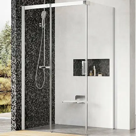 Душевое ограждение Ravak Matrix MSDPS-120/90 120x90 L левосторонний, стекло Transparent, профиль Хром (0WLG7C00Z1)