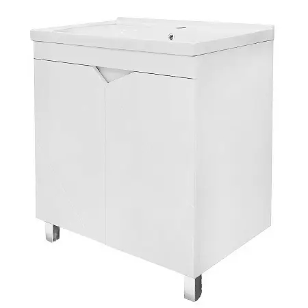 Комплект Тумба Loranto Оптимум 70 700х470х825 напольная, с раковиной Monte NEO 70, белый (CS00106209)