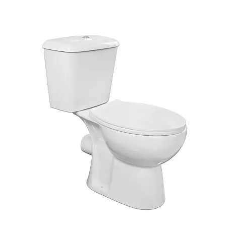 Унитаз напольный Loranto Лино 370х670х720 с сиденьем микролифт (soft close) полипропилен, белый (CS-CT8812)