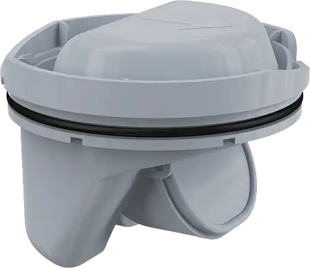 Гидрозатвор для душевого трапа Alca Plast SMART, комбинированный, 97/93x75 мм, серый
