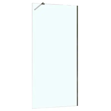 Душевая перегородка Azario Walk-in 1000х1950 прозрачное стекло 8 мм, профиль графит матовый (AZ-251-100-MGR-CL)