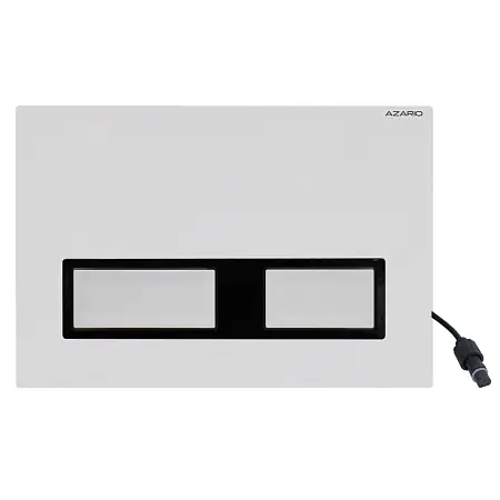 Кнопка смыва AZARIO NEW инфракрасный сенсор, механическая, белый глянцевый (AZ-008.01) 