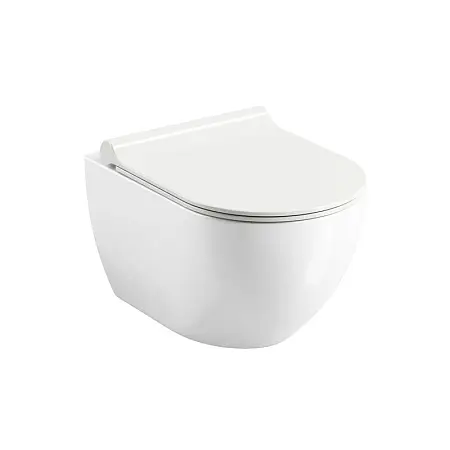 Унитаз подвесной Ravak Uni Chrome RimOff безободковый, без сиденья, белый (X01535)