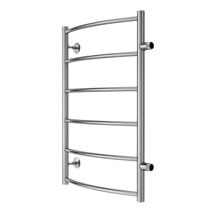 Полотенцесушитель водяной AZARIO VERONA 500/800 6 секций, боковое подключение, 1", хром (AZ04558)
