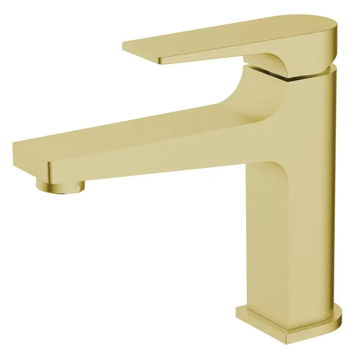 Cмеситель для раковины Azario Арида керамический картридж, золото матовое (AZ-K1054MG)