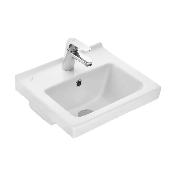 Раковина подвесная Santeri Визит-40 с переливом, белый  (1.3117.7.S00.11B.0)