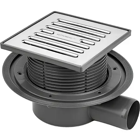 Душевой трап Bettoserb с решеткой Хром глянцевый (14702509)