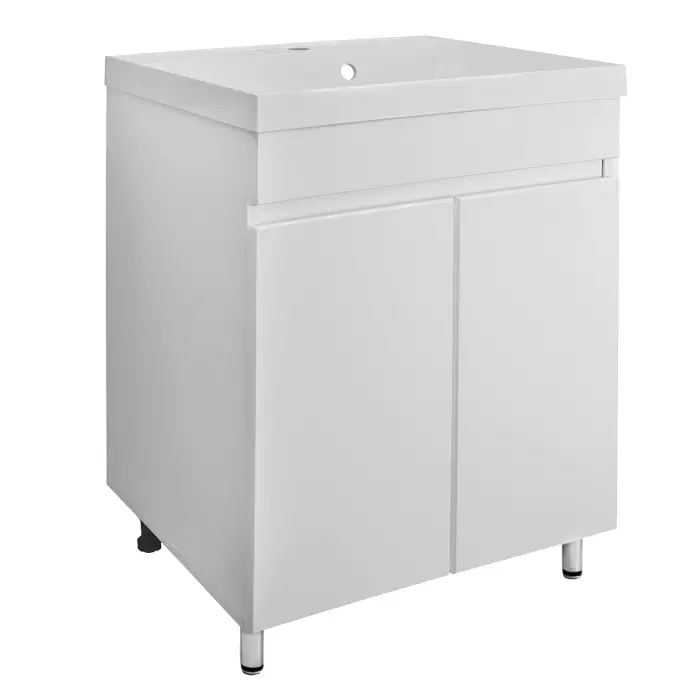 Комплект Azario Тумба Эстима 60Н напольная с раковиной Астория 60 (CS00094635)