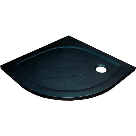 Душевой поддон из искусственного камня Ravak Elipso Pro 90х90 Черный матовый (XA237701010BM)