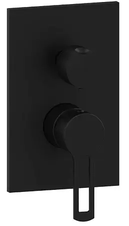 Смеситель для душа Paffoni RINGO встраиваемый, черный матовый (RIN018NO/M)