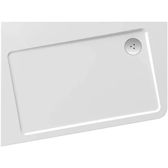 Душевой поддон из искусственного камня Ravak 10° Asymetric Pro 120x90 Белый (XA25G70101L)