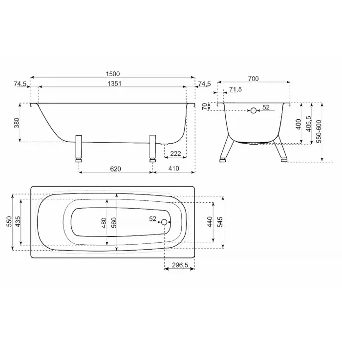 RV-150 схема с размерами