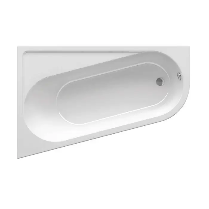 Ванна акриловая Ravak CHROME 160х105 L, белая
