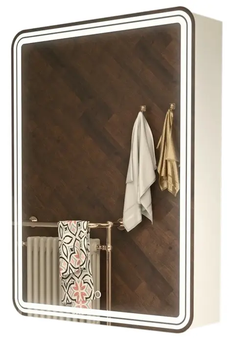 Зеркало-шкаф AZARIO Adriana 1Л 600х800 c подсветкой и диммером (CS00066642)