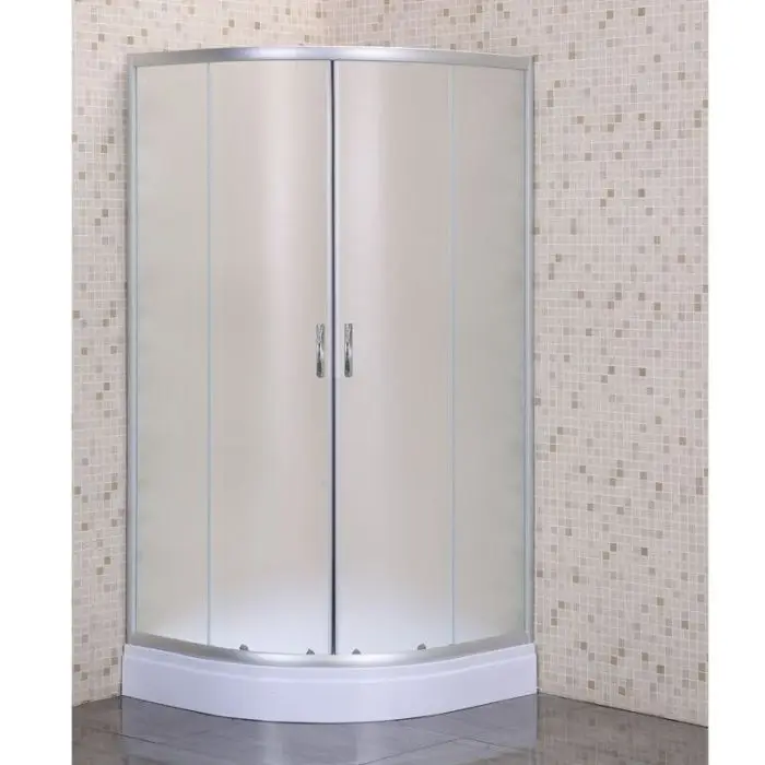 00050518 Душевое ограждение CS-8005S  80х80х195 низ.поддон 13 см, стекло 4мм ФОТО