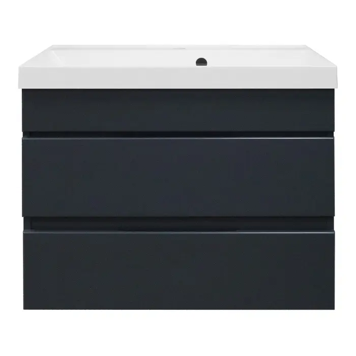 Комплект Azario Тумба Эстима 70/2 695х447х555 подвесная, с раковиной Астория 70, графит (CS00094588)