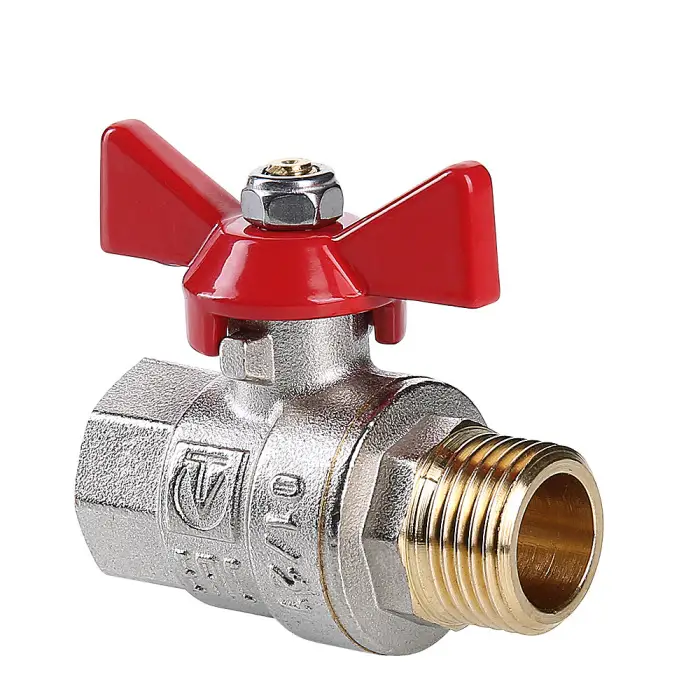 Кран шаровой Valtec BASE, рукоятка бабочка 1" вн.-нар. (VT.218.N.06)