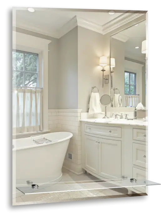 Зеркало LORANTO Модерн Люкс 490х680 мм с полкой (00000000339)