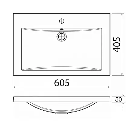 раковина Фостер 60_схема