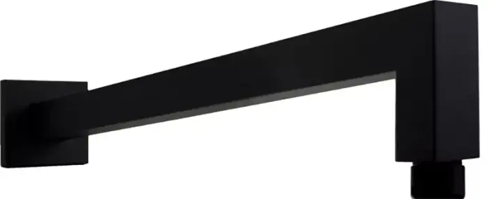 Крепление верхнего душа Paffoni QUADRO настенное, черный матовый (ZSOF063NO)