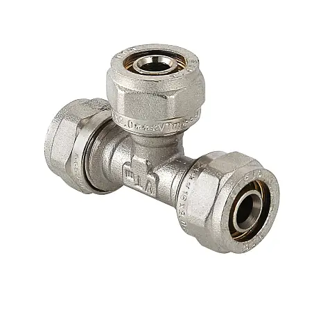 Тройник обжимной Valtec 20х20х16 (VTm.331.N.202016)